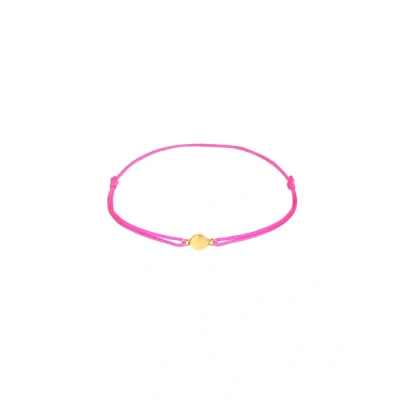 Afbeelding van Elli Vivid Plate Basic Armband, Dames, Maat: 16, Pink