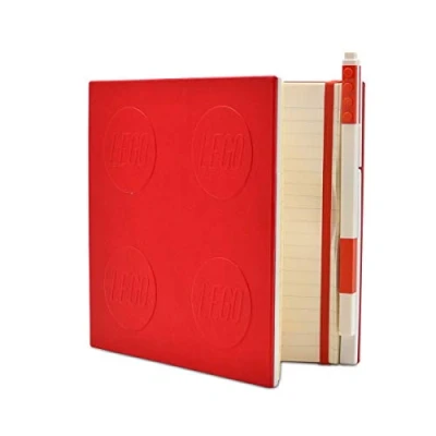 Afbeelding van LEGO Stationery Notebook Deluxe with Pen Red (524395)