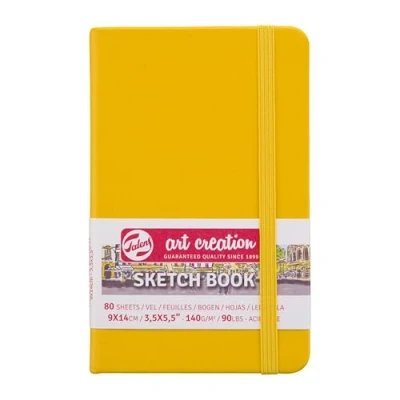 Afbeelding van Talens Art Creation Schetsboek Zwart 9X14 140 Grams