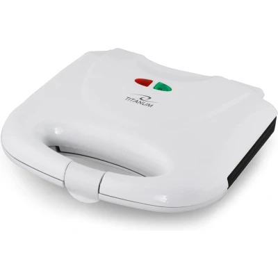 Afbeelding van Titanum Tosti IJzer met grillplaat Panini Wit 700W