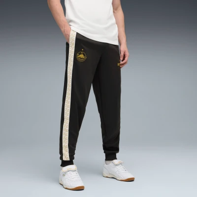 Afbeelding van PUMA FC Rood Bull Salzburg KING Anthem broek, Zwart/Goud, Maat 3XL