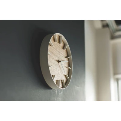 Afbeelding van Yamazaki Wall clock Rin beige