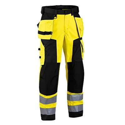 Afbeelding van Blaklader Werkbroek softshell High Vis 1567 2517 Geel/Zwart C56