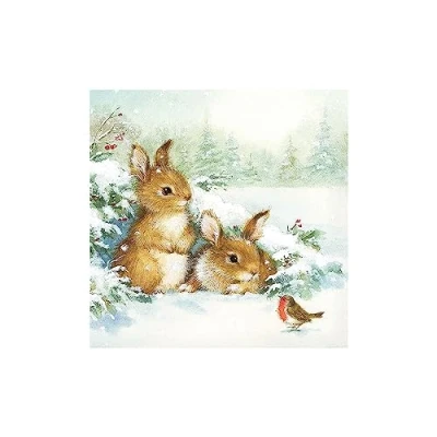Afbeelding van Friends in Snow handdoek