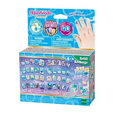 Image de La recharge manucure enchantée Ongles qui collent avec de l&#039;eau Loisir créatif pour enfant