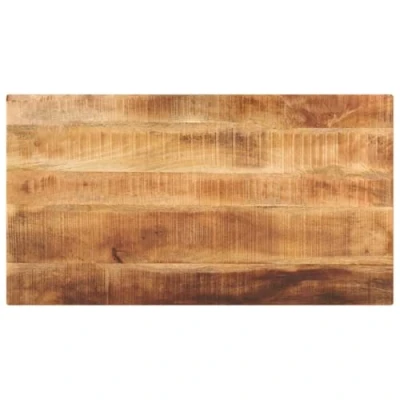 Afbeelding van Tafelblad rechthoekig 100x50x2,5 cm massief ruw mangohout
