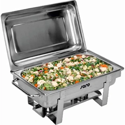 Afbeelding van Chafing Dish Saro, RVS, 1/1GN, 62(b)x25/31(h)x36(d)cm, Compleet