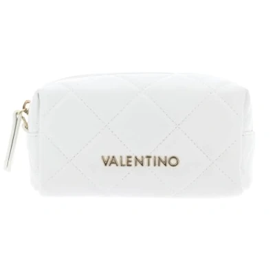 Afbeelding van VALENTINO Utensil zak Ocarina Soft Cosmetic Case Bianco Wit
