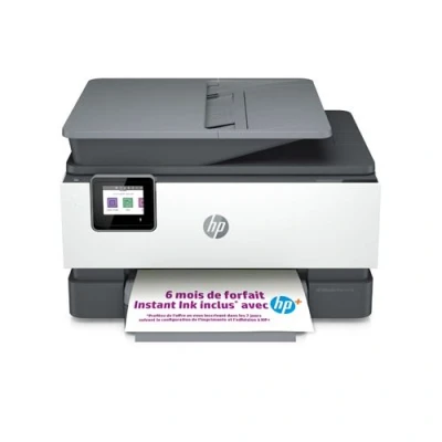 Image de Imprimante multifonction HP Officejet Pro 9010e All in One Noir et blanc Eligible à instant ink