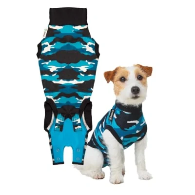 Afbeelding van Suitical Recovery Hondenpak, S, camouflage blauw