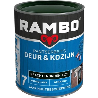 Afbeelding van Rambo Pantserbeits Deur &amp; Kozijn Dekkend Hoogglans Grachtengroen 1128