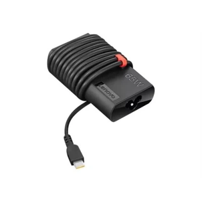 Image de Lenovo Adaptateur secteur mince CA 100 240 V 65 Watt noir pour IdeaPad Slim 7 15ITL05; Pro 14; ThinkBook 14 G3 ITL; 15 Yoga 9