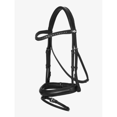 Image de LeMieux Bride Arika Dressage Noir/Argent XFull