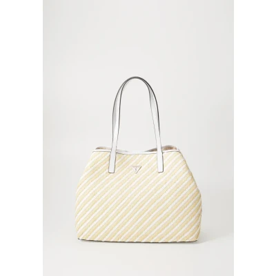 Afbeelding van Guess Vikky Large 2 IN 1 TOTE SET Shopper, Dames, Maat: One Size, Natural/white