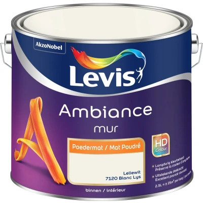 Afbeelding van Levis Ambiance Krijteffect Leliewit 2.5L