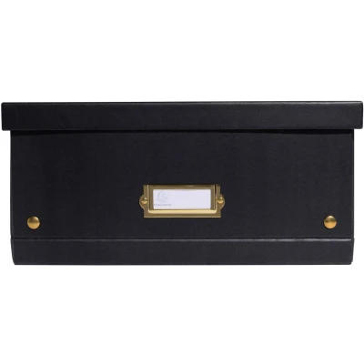 Afbeelding van null 62451E 5x Boite rangement à plat A3+ noir