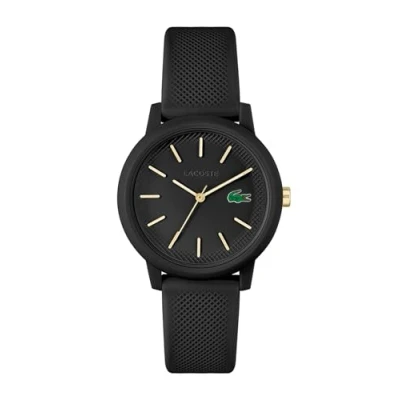 Image de Lacoste Montre Analogique à Quartz pour femme avec Bracelet en silicone Noir 2001212