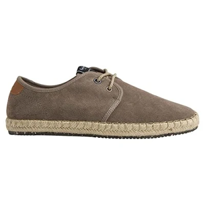 Afbeelding van Pepe Jeans Tourist Claic Espadrilles, Heren, Maat: 42, Dark stone Veloursleer