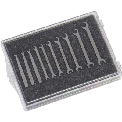 Afbeelding van Donau Elektronik 980 Set Micro Maulschlüssel 10 tlg. 1 4 mm steeksleutel delig
