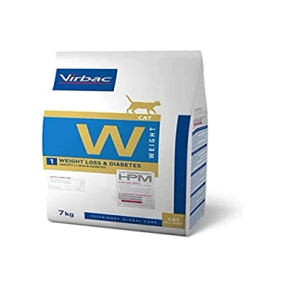 Afbeelding van 2x7kg Veterinary HPM Cat Weight Loss &amp; Diabetes Virbac Kattenvoer