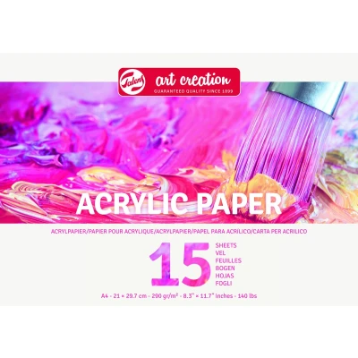 Afbeelding van Acrylverfpapier Talens Art Creation A4 15vel 290gr