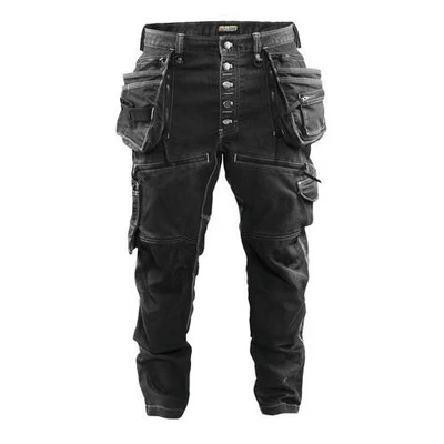 Image de Pantalon x1900 artisan Cordura® denim/stretch 2D noir