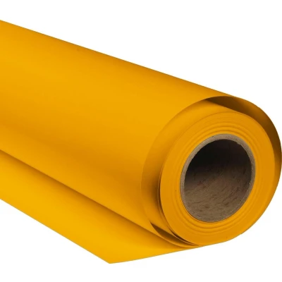Afbeelding van Bresser Achtergrondpapier op Rol SBP14 1.36 x 11m Geschikt voor fotostudio Buttercup Yellow