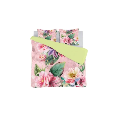 Afbeelding van Dekbedovertrek 1 Persoons 140x200 Senzai Microvezel Roze