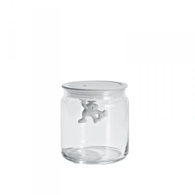 Afbeelding van Alessi Voorraadpot Gianni A Little Man Holding On Tight AMDR04 W Wit 700 ml door Mattia Di Rosa