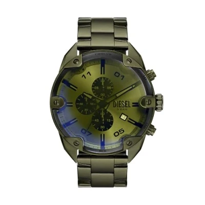 Afbeelding van Diesel heren Spiked horloge DZ4670 in de kleur Groen