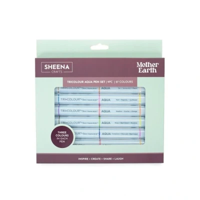 Afbeelding van Sheena Douglass Tricolour Aqua Markers (9 Pens = 27 colours)