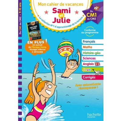 Image de Sami et Julie Du CM1 au CM2 Cahier de vacances 2025