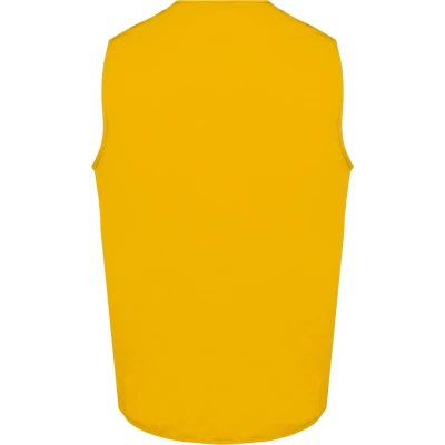 Afbeelding van WK. Designed To Work Unisex gilet in polykatoen met veel zakken WK608 Yellow