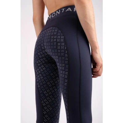 Image de Montar Legging d&#039;Équitation Selena Pull On Junior Full Grip Marin 164