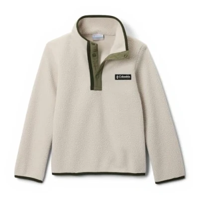 Afbeelding van Columbia Helvetia HALF SNAP Unisex Fleecejas voor kinderen, Maat: 164/172, Dark stone/stone green