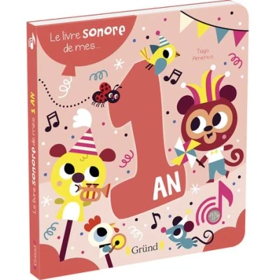 Image de Le Livre sonore de mes 1 an avec 6 puces À partir