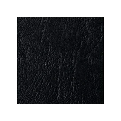 Image de GBC Couverture pour réliure LeatherGrain, format A4, noir pqt 50