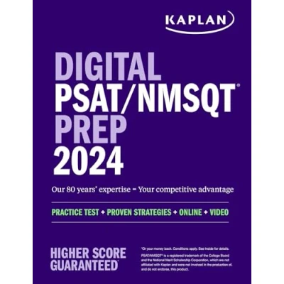 Afbeelding van Kaplan Test Prep Digital PSAT/NMSQT 2024 with 1 Full Length Practice Test, Questions, and Quizzes