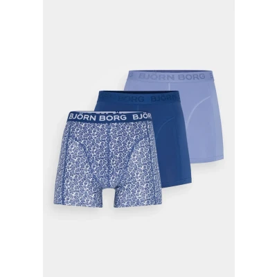Afbeelding van Björn Borg 3 PACK Onderbroeken, Heren, Maat: Medium, Blue/dark blue/white