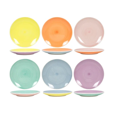 Afbeelding van Cookinglife Ontbijtborden / Dessertborden Pastel Harmony ø 19 cm 6 Stuks