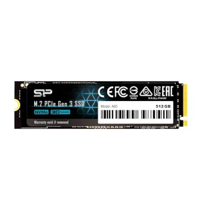 Afbeelding van Silicon Power PCIe M.2 NVMe SSD 512 GB Gen3x4 R/W tot 2, 200/1, 600 MB/s interne