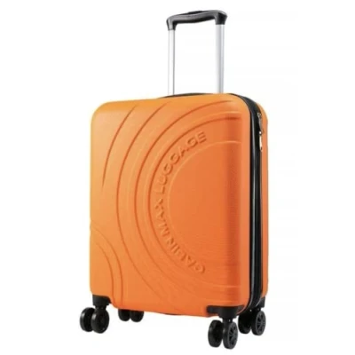 Afbeelding van Cabin Max Handbagagekoffer, 55 x 40 20 cm, 4 uittrekbare wielen, 25 geschikt voor Ryanair, Easyjet, Wizzair, Iberia, Lufthansa, Tui, Eurowings, Vueling, Oranje, Cabinekoffer