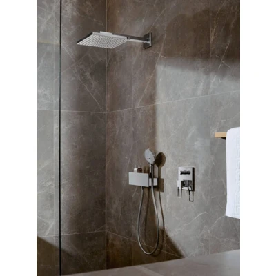 Afbeelding van Hansgrohe Metropol afdekset badkraan met beugelgreep chroom