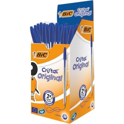 Afbeelding van Bic balpen Cristal Medium blauw