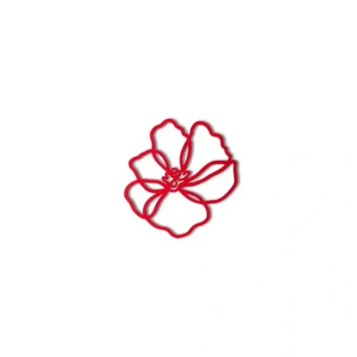Afbeelding van Tools2Cook Siliconen Onderzetter Poppy Red