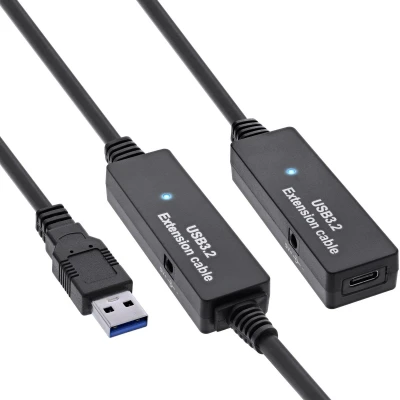 Afbeelding van InLine USB 3.2 Gen.1 Actieve Uitbreiding (15 m, Gen 1), kabel