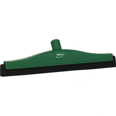 Afbeelding van Vikan Vloertrekkers Met Vaste Nek Klassieke Vloertrekker Polypropyleen En Zwarte Schuimrubber Cassette 40cm Breed Groen