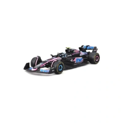 Afbeelding van BBURAGO BWT Alpine A524#10 Gasly 1:43, kleur roze, zwart, blauw, 4893993017881