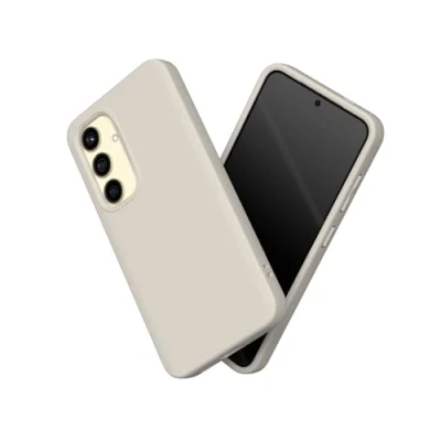Afbeelding van RHINOSHIELD Hoesje compatibel met [Galaxy S24] SolidSuit dunne hoes schokabsorberende technologie en premium matte afwerking schelpbeige