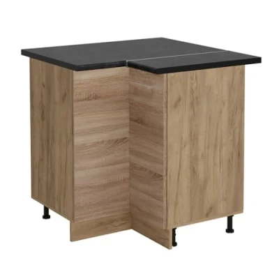 Afbeelding van Vicco Hoekkast R Line, Sonoma/Krachtige eik goud, 75.6 cm , WB Antraciet